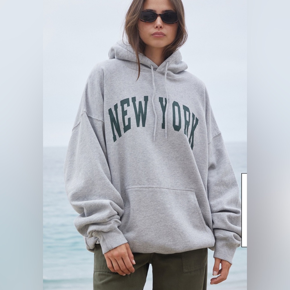 PacSun Grey Onesize Oversized Hoodie